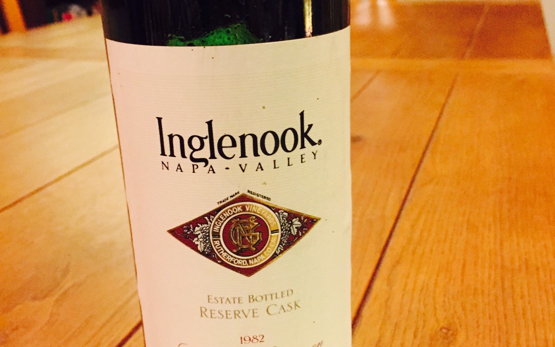 AND THE WINNER IS:  Aging California Cabernet (an update)
