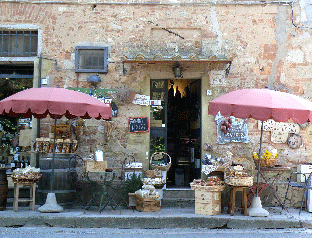 A quaint shop in Bolgheri, Italy