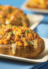 Classic Twice Baked Jacket Potato