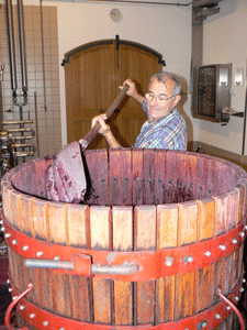 Luciano Sandrone at his winery in Barolo