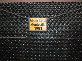 Wines aging in Montecillo's cellars, Rioja