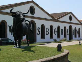 Osborne's brandy Bodega, El Puerto de Santa Maria, Spain