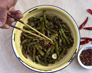 Sichuan-Spicy-Green-Beans