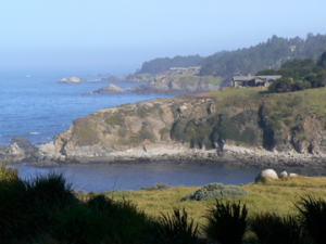 The view north from Timber Cove Inn