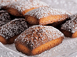 financier cakes