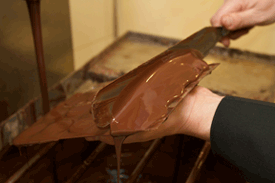 melted chocolate