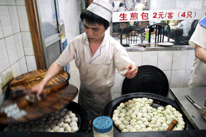 cooking potstickers