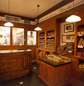 Interior of The Chocolate Line