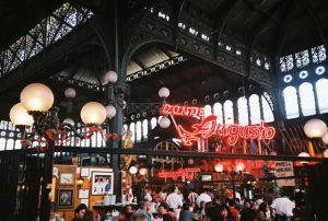 The Eiffel designed Central Market of Santiago