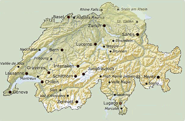 The Ostschweiz:    Northeastern Switzerland