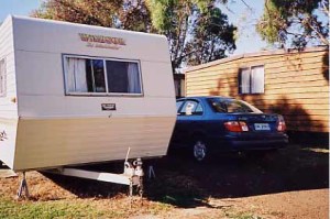 Caravan rental and a rental car