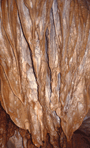 Limestone formations in St. Paul’s Underground River cave on Palawan