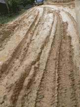 muddy road