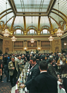 Bordeaux tasting at the Garden Court of the Palace Hotel in San Francisco