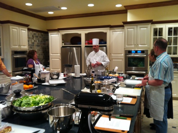 Cooking class.