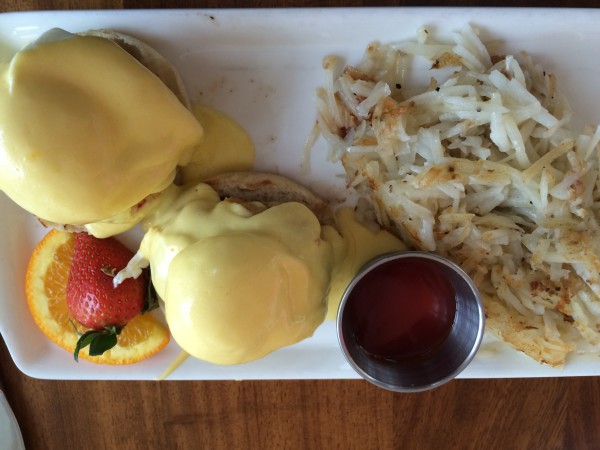 Crab Cake Eggs Benedict.