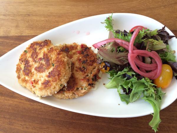 Crab Cakes at Echo.