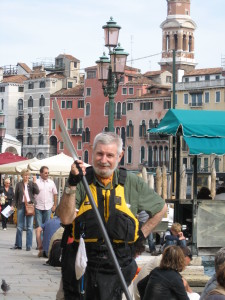 The intrepid author displays his equipment.