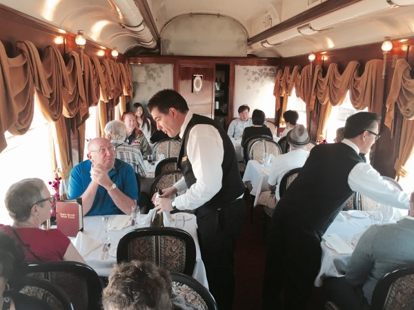 The dining car