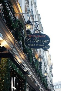 Café Le  Procope is still flourishing