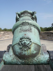 Detail: Spanish cannon