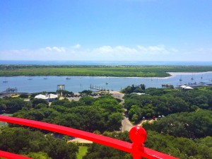 view from lighthouse, photo by Ashleigh Dellinger