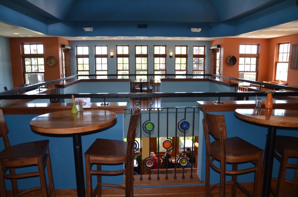 Second floor dining.