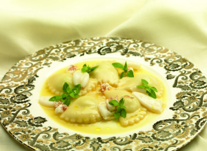 Annie's Féolde's signature dish "Double Ravioli"