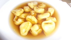 Bottura's tortellini in brodo di tutto