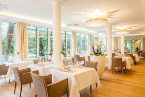 The dining room at the Park Hotel Mignon