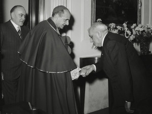 Gioacchino Alemagna with Pope Paul VI 