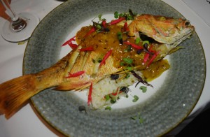 Whole Snapper Entree 