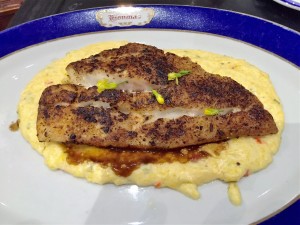 Blackened redfish.