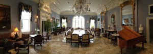 A Panorama of the entire Carriage House dining room.