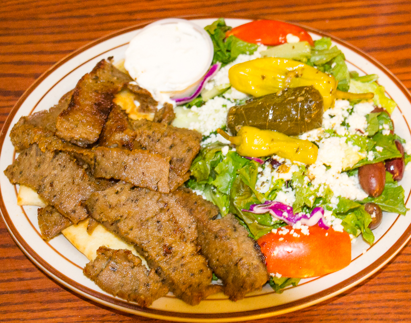 The Athena Restaurant Gyro Platter (©simon@myeclecticimages.com)